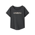 thumbnail image 1 of Camiseta para mujer Verano Moda Manga Corta Top para Calle Oficina Trabajo Camping XL, 1 of 7