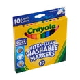 thumbnail image 3 of Crayola Ultra-Clean Washable Broad Line Markers, 10 Ct, Back to School Supplies, Classroom Essentials for Teachers, Gift, 3+, 3 of 7