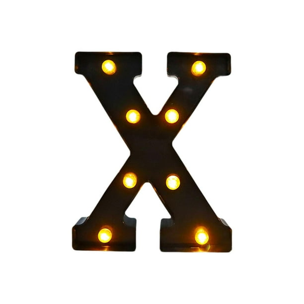 Lámpara de letras con marquesina LED BLESIY letrero iluminado en cálido para pared de fiesta