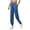 Navy, variant on Women's Tear Away Pants Side Split Snap Open Bottom Sweatpants Leg Breakaway Trousers Joggers Athletic Workout Pants (Dark Green, XL)