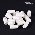 thumbnail image 2 of Unique Bargains 50 Pcs Round Rubber End Caps 0.28 inch White Vinyl Cover Screw Thread Protectors for Metal Chair Tips, 2 of 6