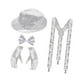 thumbnail image 4 of Sombrero de vaquero de discoteca Strade Fareast Limited lentejuelas brillantes estilo A, 4 of 8