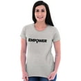 thumbnail image 4 of Female Girl Power Empowering Women Womens Slim Fit Graphic Tee Brisco Brands S, 4 of 5