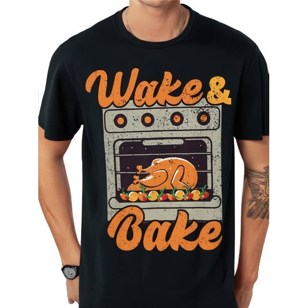 Camiseta divertida de Acción de Gracias para hombre, para adultos, hombres, mujeres, adolescentes, jóvenes, con diseño de pavo asado, cena y chef.