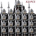 thumbnail image 3 of 21 Pcs Blocs de Construction Guerrier Nain Médiéval Classique, 3 of 4