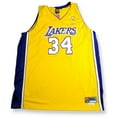 thumbnail image 4 of Shaquille O'Neal Signed Autographed Jersey Lakers Home Gold XXL JSA AX25326, 4 of 6