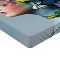 thumbnail image 2 of Ambesonne Mermaid Fitted Sheet, Woman Oceanic Hairstyle, Twin XL Size, Multicolor, 2 of 3