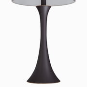 24 in. Oil Rubbed Bronze Table Lamps with Tan Textured Linen Shade (Set of 2)