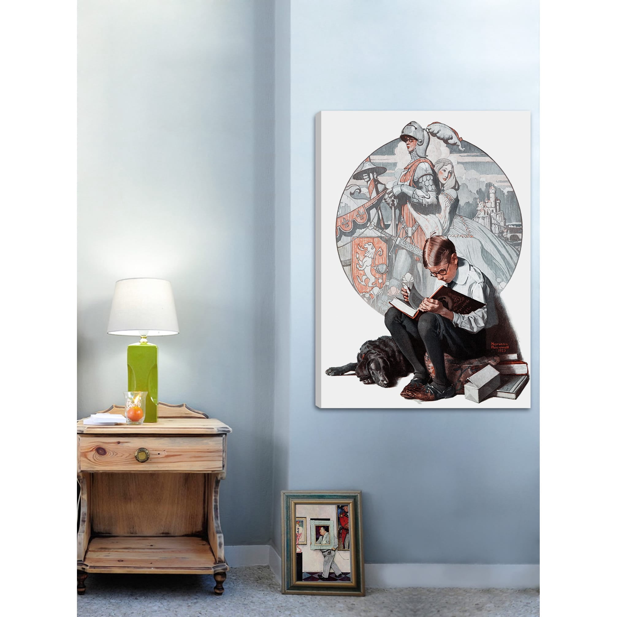 Marmont Hill "Age of Romance" by Norman Rockwell Painting Print on Canvas