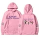 thumbnail image 1 of Moonsky Sudadera con capucha de moda para mujer de la cantante pop Dem/0n HUNTR/X con jersey corto, suave y cómoda, top de manga larga para uso informal en primavera, otoño e invierno. (Rosa S), 1 of 4
