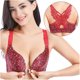 thumbnail image 2 of Hebilla frontal con estampado de leopardo para mujer sin anillo de acero ropa interior de sujetador Sexy sin rastro Fridja nalpqowj31774, 2 of 4