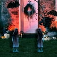 thumbnail image 7 of Dserhfy 2 Pcs Scary Garden Metal Stakes Spooky Twins Yard Signs for Lawn Patio Haunted House Halloween Outdoor Decorations, 7 of 7