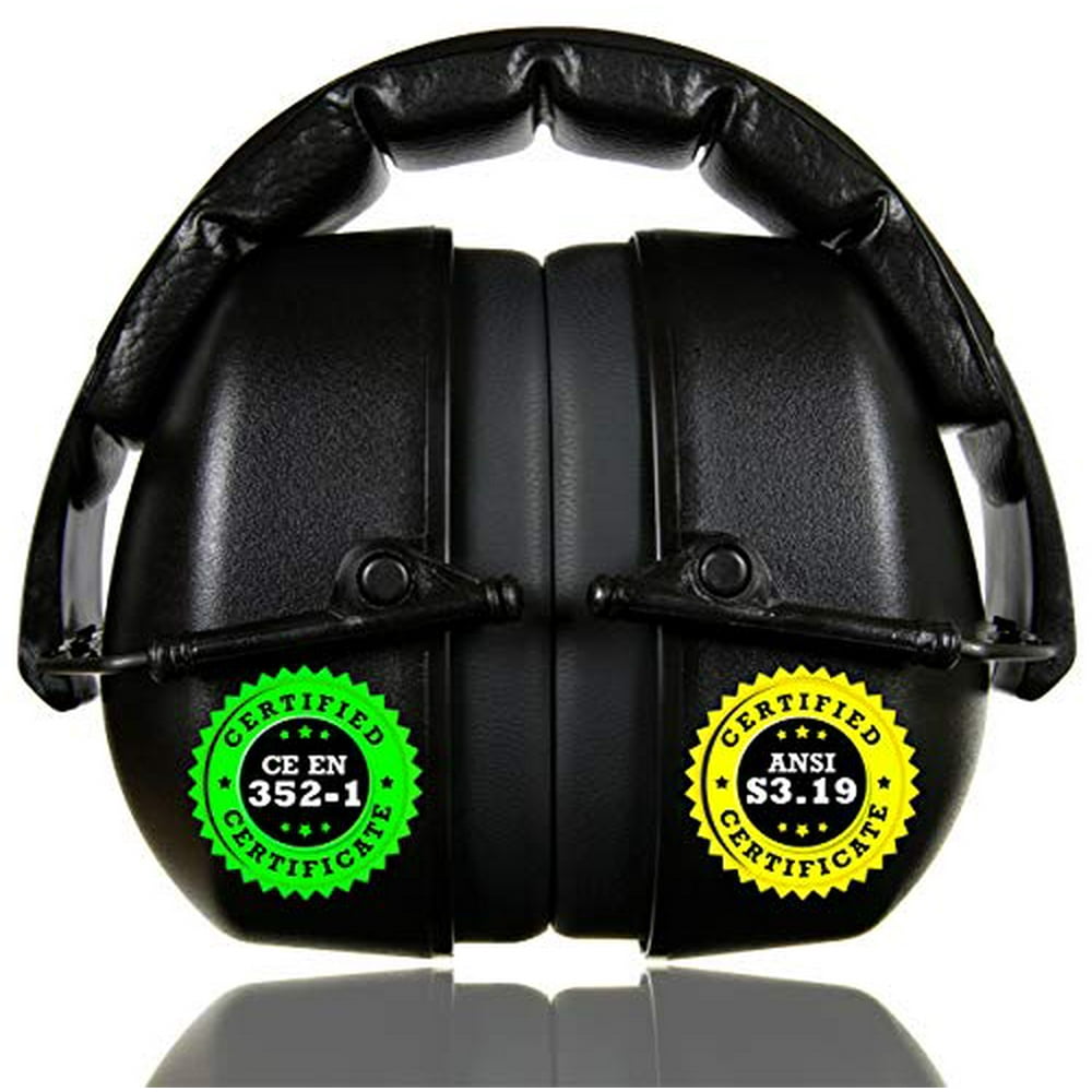 ClearArmor 141001 Shooters Hearing Protection Safety Ear Muffs Folding