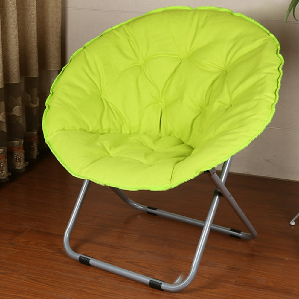 Oversized Mongolian Saucer Chair, Folding Moon Chair, Soft and comfortable cushion, for use in 