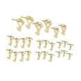 thumbnail image 2 of Kit para colgar cuadros Colgadores para marcos de cuadros Soluciones para colgar Colgadores para el hogar Oro, 2 of 9