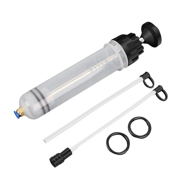 Bomba extractora de aceite para fluidos de frenos manual, multiusos, eficiente y profesional. 200 ml