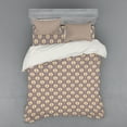 thumbnail image 2 of Ambesonne Anchor Bedding Set 3 Pcs, Maritime Pattern Stars, Twin XL, Mauve Sand Brown Coral, 2 of 3