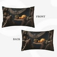 thumbnail image 2 of JUNZAN Modern Skull Sisters Pillow Cases Standard Size, with Envelope Closure Bed Pillow Cases(without pillow core),16"x24" inches, 2 of 5