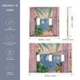 thumbnail image 2 of Yayeee Toggle Light Switch Wall Plate 2-Gang 4.56"x4.48" Decorative Outlet Cover, Pink Seaside Boat, 2 of 7