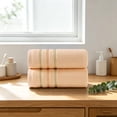 thumbnail image 3 of Jubipavy Cotton Hand Towel 29.5 x 13.7 in, Everyday Absorbent Face Towel, Soft Multi-Stripe Towel for Bathroom & Daily Use, 3 of 5