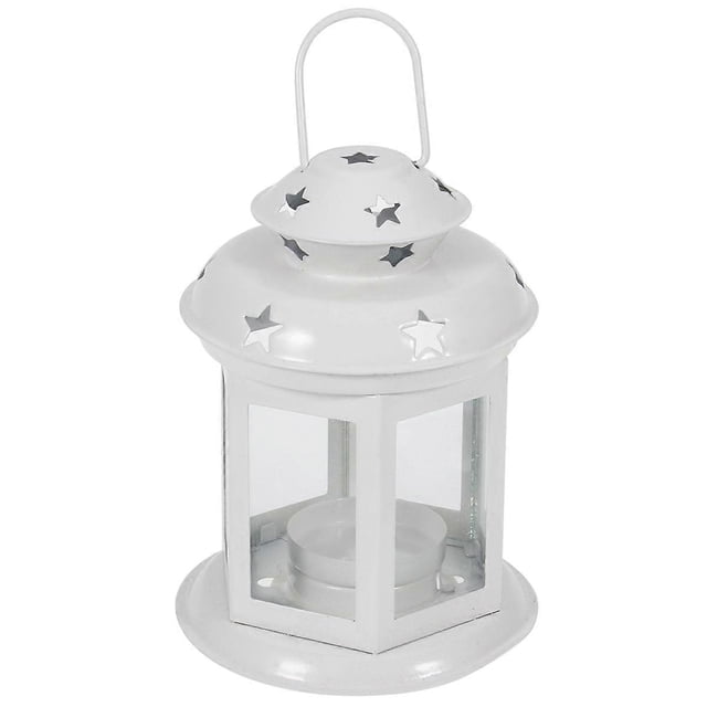 Iron Candle Holder Lightweight Hollow Metal Candlestick for Home