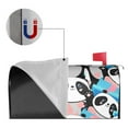 thumbnail image 4 of Bingfone Panda Cute Pink Hearts Magnetic Mailbox Cover Standard Size For Garden Yard Outdoor Decorations-25.5x21 In, 4 of 7