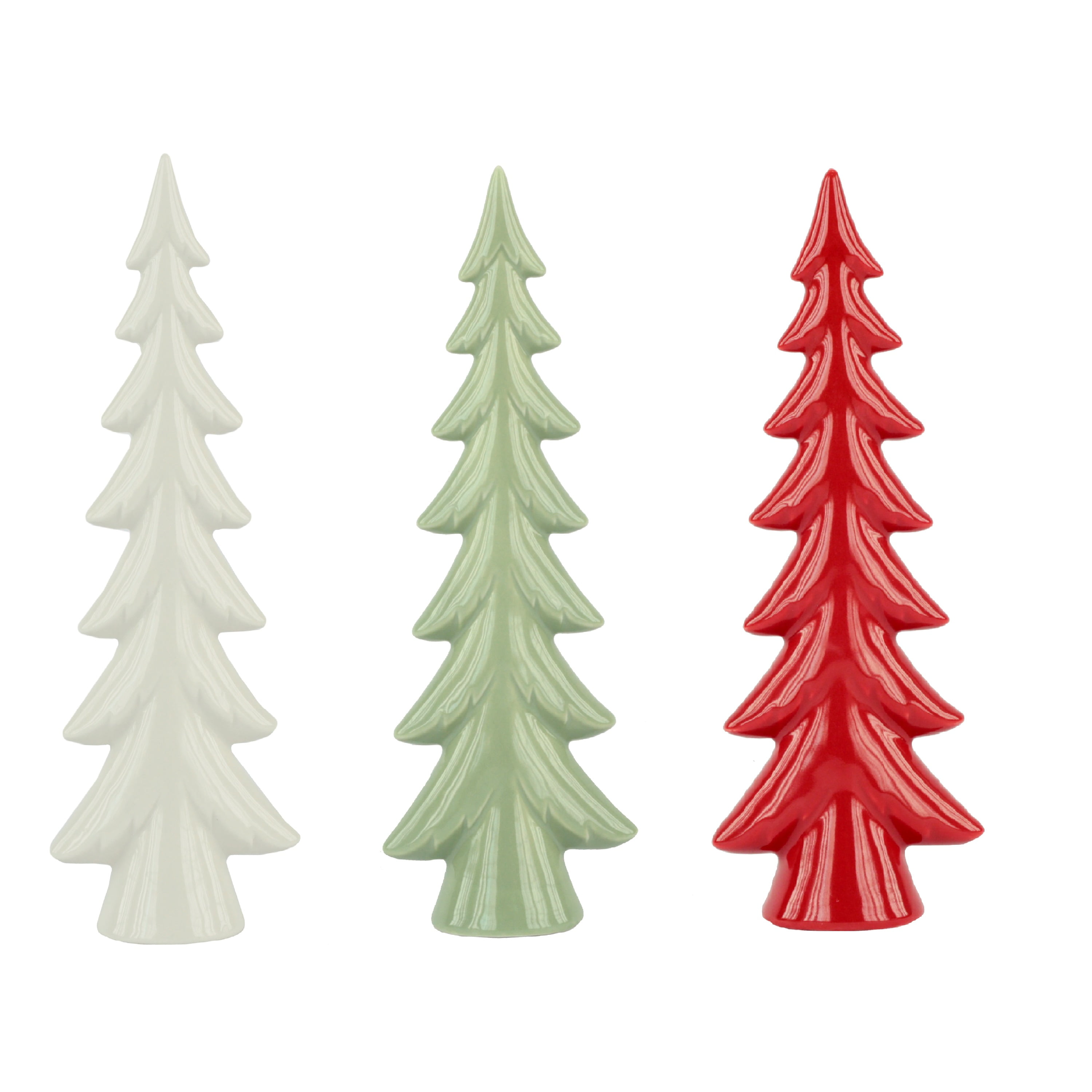 Large Set of 3 Nordic Pine Christmas Tree Stencils for DIY Wood Plaque Sign Decoration 