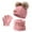 Deep Pink, variant on Kids Winter Beanie Hat Scarf Gloves Set Knit Warm Toddler Winter Cap Gloves Neck Warmer for Boys Girls 1-8 Year