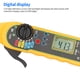 thumbnail image 4 of Detector De Circuito De Coche Dc 1000V Ac 750V Con Led De Prueba 19999 Cuenta Sonda De Pantalla Digital Multímetro Probador De Potencia De Automóvil De Rango Manual / Automático Yuarrent VI009592-01, 4 of 7