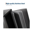 thumbnail image 3 of Grey Dual 40L Soft Close Step On Kitchen Recycling Garbage Bin Combo Set, 3 of 6