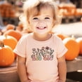 thumbnail image 2 of Floral Big Sis Shirt for Girls Big Sister Flower T-Shirt New Sibling Toddler Tee Peach Shirt Youth Medium, 2 of 3