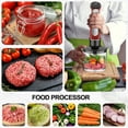 thumbnail image 5 of 1100W Immersion Blender, 21-Speed Hand Blender with Turbo Mode, 5-in-1 Stick Blender for Smoothies, Baby Food, Soups, Purees, Red, 5 of 8