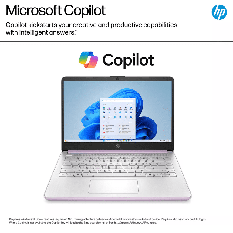 HP 14 Laptop Thin & Light, Microsoft Office 365(one year), Intel