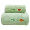 thumbnail image 2 of Aminojy Luxury Coral Velvet Bath Towel Set - Ultra Soft & Absorbent 3-Piece Towels for Spa, Gift | Quick Dry Plush Towels for Women & Sensitive Skin, 2 of 7