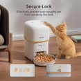 thumbnail image 5 of Yuposl Comederos Automáticos Para Gatos - Dispensador De Comida Para Gatos De 2L Comedero Automático Para Mascotas Temporizado Fácil De Usar Con Más De 180 Días De Duración De La Batería 1-6 Comidas C, 5 of 5