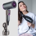 thumbnail image 4 of Suction Cup Hair Dryer Bracket, Wall Mounted Bathroom Storage Rack, Non Perforated Hair Dryer Holder for Easy Install, Multifunctional Wall Organizer for Hair Tools Bathroom Accessories, 4 of 6