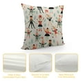 thumbnail image 4 of JEUXUS Nutcracker Pillow Covers Vintage Decor Neutral Christmas Tree Cute Christmas Couch Decorative Set Dorm Home Decor Sofa Bed Throw Pillow Cover Pack of  Soft ,White,, 4 of 5
