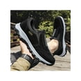 thumbnail image 4 of Woobling Chaussures de Randonnée pour Hommes Espadrilles Basses Bout Rond Chaussures de Randonnée Antidérapantes Légères pour Hommes Noir 9, 4 of 5