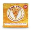 One Bite Stone Baked Cheese Frozen Pizza 20.11oz
