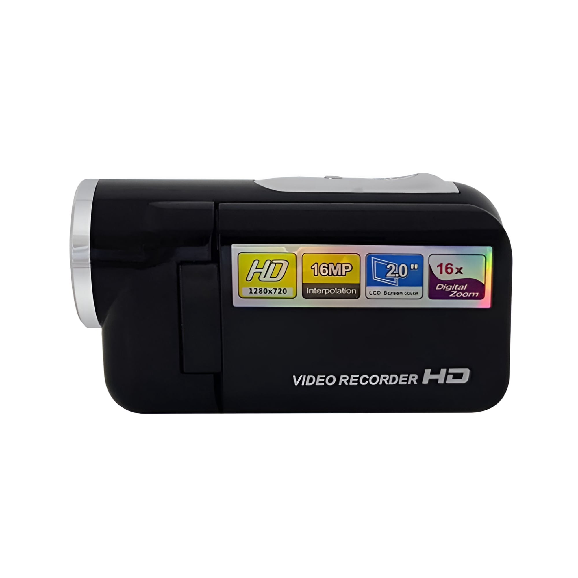 GJX 2026 New 4K Camcorder Video Camera, Video Camera 1600P Camcorder Vlogging Camera for Youtube, Portable Video Recorder, 2'' Tft Lcd Screen