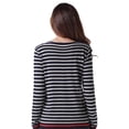 thumbnail image 5 of Richie House Women's Striped Pullover Sweater RH2052-L, 5 of 6