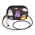 thumbnail image 2 of FORMRS Mini Crossbody Bag for Women Adjustable Rope Shoulder Casual Phone Purse, Yellow Halloween Ghosts, 2 of 7