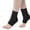 Black, variant on Toudaret 1 Pair Ankle Brace Soft High Elasticity Injury Highly Supportive Compression Ankle Sleeve Ankle Support Stabilizer