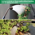thumbnail image 2 of Restmo 24 Inch Metal Watering Wand, Gentle Shower Sprayer with Thumb Flow Control, Heavy Duty Garden Hose Wand for Hanging Baskets, Shrubs, Flowers, Brown, 2 of 7