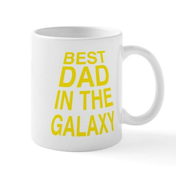 CafePress - Best Dad In The Galaxy - 11 oz Ceramic Mug - Novelty Coffee Tea Cup