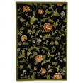 thumbnail image 3 of SAFAVIEH Chelsea Georgiana Floral Wool Area Rug, Black, 2'6" x 4', 3 of 7