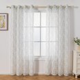 thumbnail image 2 of Cortinas transparentes MYSKY HOME de lino texturizado, 215 x 240 cm, 2 paneles, 2 of 7