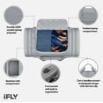 thumbnail image 3 of iFLY 20” Water-Resistant Travel Duffel Bag with Backpack Straps, Multi-Pocket Design, Gray, 3 of 14