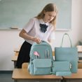 thumbnail image 5 of Durable Lightweight Backpack with Multiple Pockets,Ergonomic Design for School Travel Work Casual Use, 5 of 5