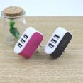 thumbnail image 3 of Xingzhi Universal Candy Color 3 USB Multi-Port Wall Charger phone charger plug US Plug Wall Adapter Cube Block AC 110-220V 5V, 3 of 9
